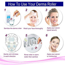 Carica l&#39;immagine nel visualizzatore di Gallery, Skin Radiance™ Derma Roller 0.5mm with Clear Instruction Guide – 192