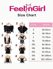 Carica l'immagine nel visualizzatore di Gallery, FeelinGirl Donna Corsetto Stile Gotico S(IT 38-40 GIROVITA: 60-65cm), Nero - Ilgrandebazar