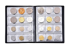 1Pcs Black 10 Pages 120 Pockets Coin Collection Album Commemorative Coins... - Ilgrandebazar