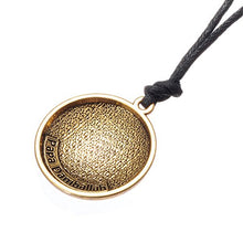 Carica l'immagine nel visualizzatore di Gallery, Vintage Gotico Papa Damballah Loa Veve Ciondolo Vodoun Lwa Wicca gold tone - Ilgrandebazar