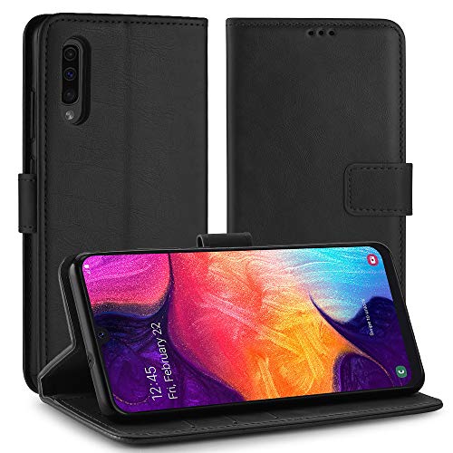 Simpeak Custodia Compatibile per Samsung Galaxy A50 A50S A30S, Cover Nero