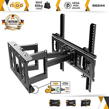 Carica l'immagine nel visualizzatore di Gallery, RICOO S6244, Supporto TV Parete, Girevole, Inclinabile, Televisore 32-55" (81-140cm) Staffa Universale, Televisione LED/Curvo, VESA 200x200-400x400
