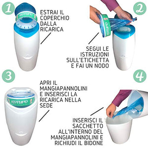 Ricarica Mangiapannolini 2ª Generazione Compatibile Maialino Angelcare... - Ilgrandebazar