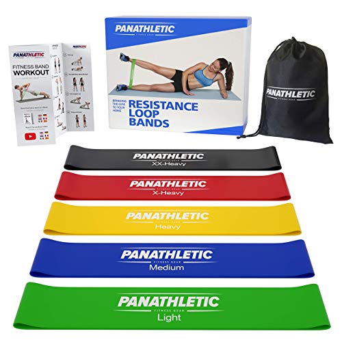 Fasce Elastiche di Resistenza / Bande Fitness Nero, rosso, giallo, blu, verde