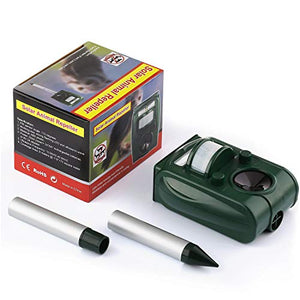 AUTSCA Repellente Gatti Ultrasuoni Energia Solare Impermeabile a Fequenza... - Ilgrandebazar