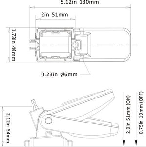 lighteu, DC 12V / 20A Interruttore a Galleggiante per la Pompa Float switch - Ilgrandebazar