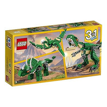 Carica l&#39;immagine nel visualizzatore di Gallery, LEGO 31058 Creator Dinosauro, Set Animali Giocattolo 3 in 1 per Costruire, Giochi per Bambini, Bambine, Ragazzi e Ragazze con T. Rex o Triceratopo o Pterodattilo in Mattoncini, Idee Regalo Creative