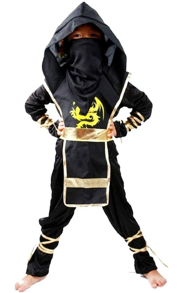 Costume Ninja Bambino Carnevale Vestito Samurai 7-10 Taglia - anni