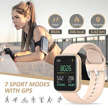 Carica l'immagine nel visualizzatore di Gallery, WWDOLL Smartwatch, Orologio Fitness Tracker Impermeabile da 1,4 Pollici Oro