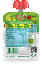 Carica l'immagine nel visualizzatore di Gallery, Cuore di Frutta Frullato Bio 100% Mela, Banana e Fragola, 12 Unità - 1.08...