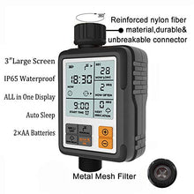 Carica l&#39;immagine nel visualizzatore di Gallery, CROSOFMI Irrigatore Giardino Timer per Irrigazione Batteria Automatica...