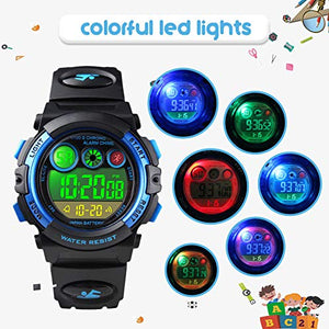 Orologio da bambini per ragazzi, orologio polso impermeabile 5 ATM con... - Ilgrandebazar