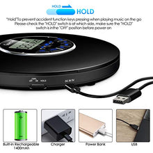 Carica l&#39;immagine nel visualizzatore di Gallery, Gueray Lettore CD Portatile Bluetooth con Batteria al litio 1400 mAh...