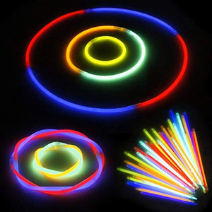 LeeHur Pacco di 100 Barre Luminose per Party, 100 Pezzi Assortiti - Ilgrandebazar