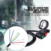 Carica l'immagine nel visualizzatore di Gallery, Manubrio Interruttore Qiilu 22mm (7 / 8inch) manubrio del motociclo...
