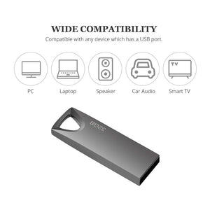 Penna USB 32 GB, Mini Chiavetta 32 GB Impermeabile Key 32GB Gray - Ilgrandebazar