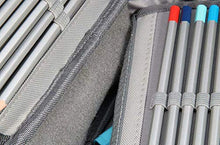 Carica l&#39;immagine nel visualizzatore di Gallery, EDATOFLY 72 Slot Matite Astuccio Multifunzione Grande Borsa Verde