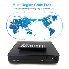 Carica l&#39;immagine nel visualizzatore di Gallery, Lettore DVD Full HD per TV, LONPOO Multi Regione Libera con HDMI Porta - Ilgrandebazar