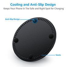 Carica l'immagine nel visualizzatore di Gallery, Limxems Caricatore Wireless,Caricabatterie Wireless 10W Ricarica Rapida Nero