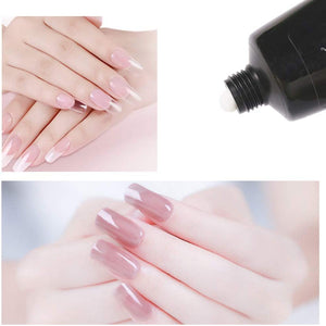 Anself Prolunga per unghie in gel poli + 48 pezzi Suggerimenti per la costruzione di stampi rapidi Set per la preparazione di gel Strumenti per nail art a rapida asciugatura