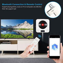 Carica l&#39;immagine nel visualizzatore di Gallery, Lettore DVD portatile CD, lettore CD/DVD musicale Bluetooth con white - Ilgrandebazar