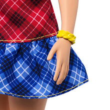 Carica l&#39;immagine nel visualizzatore di Gallery, Barbie- Fashionistas Bambola con Capelli Castani Mossi e Vestitino Plaid,... - Ilgrandebazar