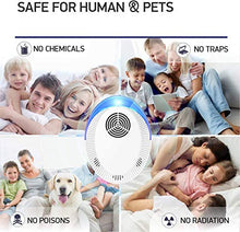 Carica l&#39;immagine nel visualizzatore di Gallery, 4 Pack Ultrasuoni Repellente per Topi antizanzare ad Anti Zanzare...