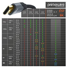 Carica l'immagine nel visualizzatore di Gallery, Primewire – Cavo HDMI 8K da 3 Metri - @ 60Hz 4K @ 120Hz con DSC - 3m