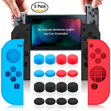 Carica l'immagine nel visualizzatore di Gallery, Senhai Custodia Protettiva per Nintendo Switch Joy-con Regolatore con Caps...