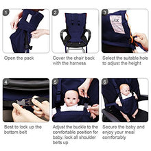 Carica l'immagine nel visualizzatore di Gallery, Vine Bambino seggiolone portatile coprisedile viaggio sicurezza Dark Blue