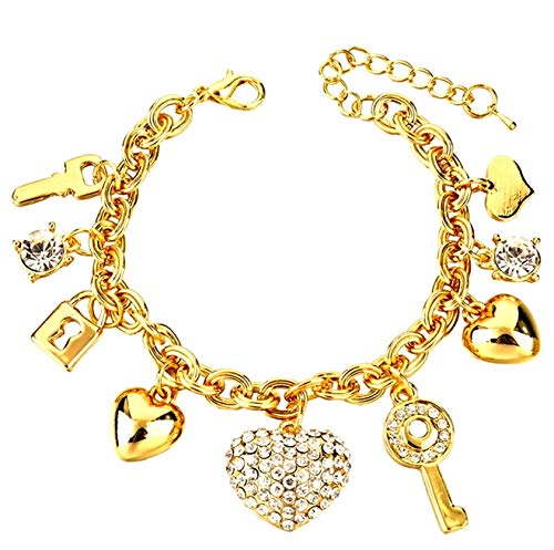 FIA MONETTI Bracciale - oro - braccialetto di fascino - in confezione... - Ilgrandebazar