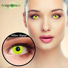 Carica l&#39;immagine nel visualizzatore di Gallery, Designlenses Giallo Totalmente Lenti a Contatto Colorate Gialle per giallo - Ilgrandebazar