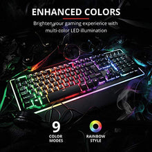 Carica l'immagine nel visualizzatore di Gallery, Trust GXT 860 Thura Tastiera Gaming Semi-meccanica LED, Piastra Superiore in...