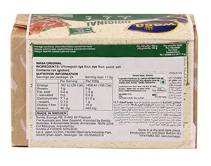 Wasa Original, Fette di Pane Segale Croccante, 275g.