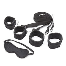 Carica l&#39;immagine nel visualizzatore di Gallery, BONDAGERIE® Kit letto con Manette, Morbide e Imbottite, regolabili e Nero - Ilgrandebazar