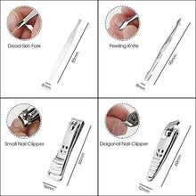 Carica l'immagine nel visualizzatore di Gallery, Ohiyoo Set Tagliaunghie, Professionale Manicure Tagliaunghie Set, Kit...