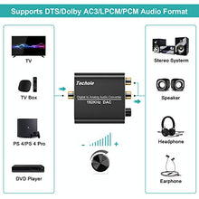 Carica l&#39;immagine nel visualizzatore di Gallery, Techole  AMANKA  Adattatore Ottico Jack, 192Khz Controllo Volume Convertitore Audio...