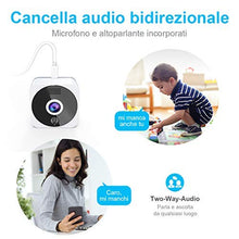Carica l&#39;immagine nel visualizzatore di Gallery, Telecamera Wi-fi Interno Senza fili, NIYPS Full HD 1080P Videocamera bianco - Ilgrandebazar