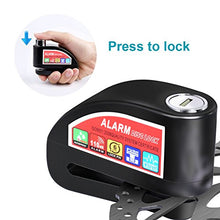 Carica l&#39;immagine nel visualizzatore di Gallery, Echoice Antifurto Moto Bloccadisco in Acciaio Inossidabile Nero 1 - Ilgrandebazar