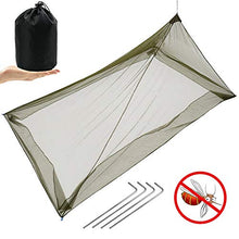 Carica l'immagine nel visualizzatore di Gallery, MAIKEHIGH Zanzariera per Campeggio Letto Singolo, Portatile Leggera e...