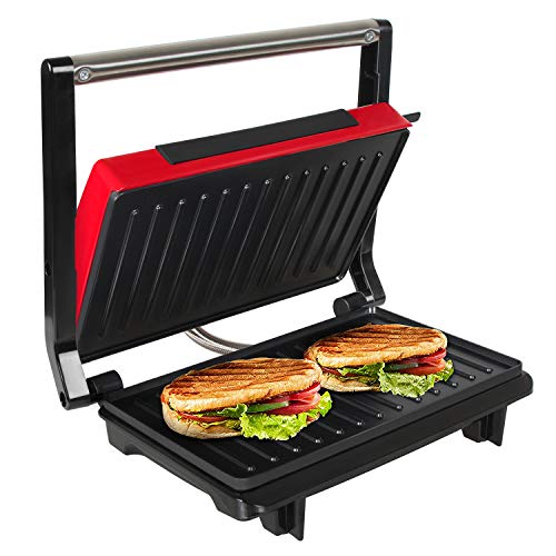 OZAVO Panini Maker/Griglia, Tostiera,Pressa a sandwich, Griglia elettrica,... - Ilgrandebazar