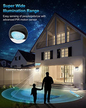 Carica l&#39;immagine nel visualizzatore di Gallery, SEZAC Luce Solare Led Esterno【6 Pezzi /3 Modalità】 Illuminazione a 270°Luci Solari Esterno con Sensore di Movimento, IP65 Impermeabile Lampada Solare da Esterno per Giardino, Patio e Garage