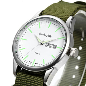 Avaner Orologio da Polso Uomo al quarzo Giapponese Cinturino di Tessuto... - Ilgrandebazar