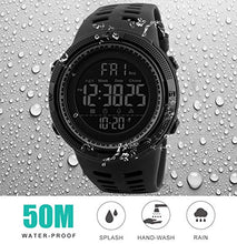 Carica l&#39;immagine nel visualizzatore di Gallery, Orologi da polso uomo - 50M impermeabili digitale sportivi da...