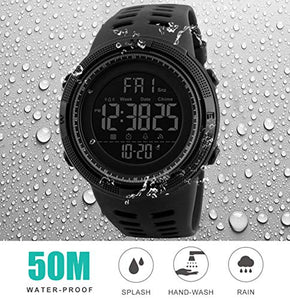 Orologi da polso uomo - 50M impermeabili digitale sportivi da...