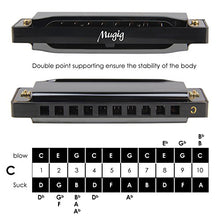 Carica l&#39;immagine nel visualizzatore di Gallery, Armonica a Bocca, Mugig Harmonica Blues 10 Fori 20 Toni, C 10x4x2.6 Standard - Ilgrandebazar