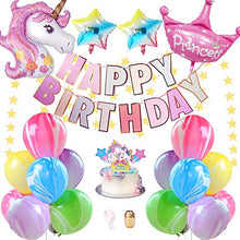 Carica l'immagine nel visualizzatore di Gallery, AYUQI Decorazioni per Feste Unicorno Ragazze, Agata Palloncini Compleanno...
