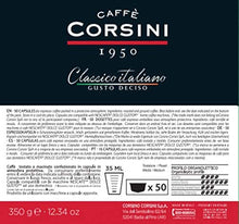 Carica l'immagine nel visualizzatore di Gallery, Caffè Corsini - Classico Italiano Miscela di Caffè in Capsule Compatibili Nescafè* DolceGusto*, Gusto Forte e Deciso - Confezione da 50 capsule