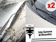 Carica l'immagine nel visualizzatore di Gallery, CARALL S02896 Coppia 2 Pezzi di Gommini Refill Flat 26'' 650mm Ricambio...
