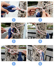 Carica l&#39;immagine nel visualizzatore di Gallery, deepee Amaca da Giardino Esterno in Cotone con Cuscino Blu, 220 x 80 220×80cm